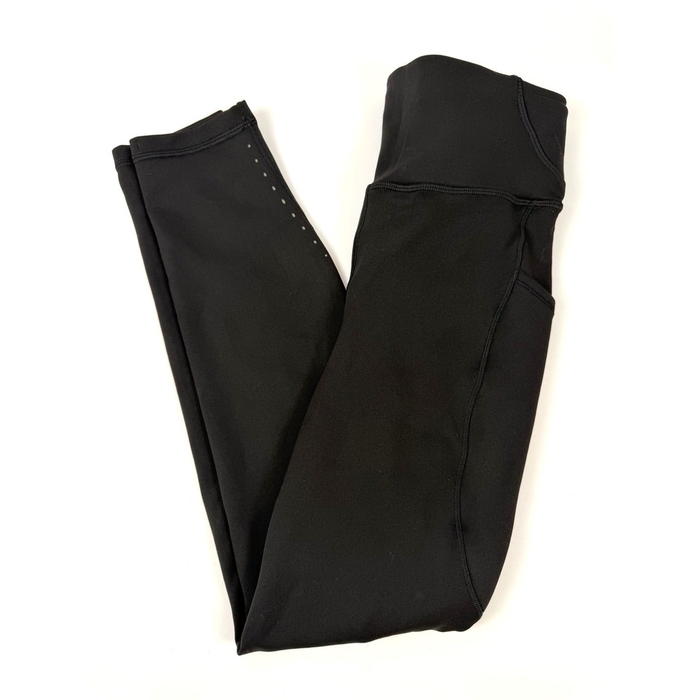 Lululemon Fast and Free High‑Rise Crop Tight 25" Size 4 – Nulux Fabric - Black